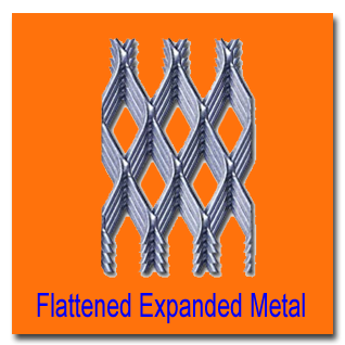 Flattened Expanded Metal
